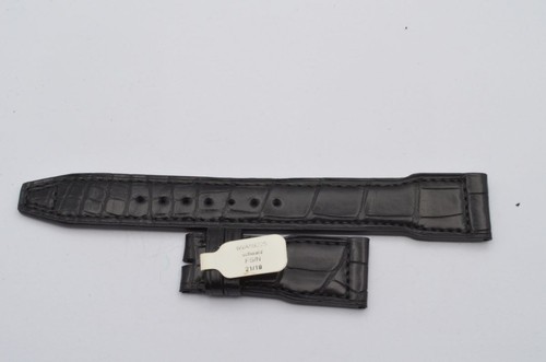 Iwc leder armband 21mm - leder, 21-18