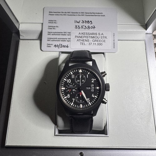 Iwc top gun 2006 chronograph - top,